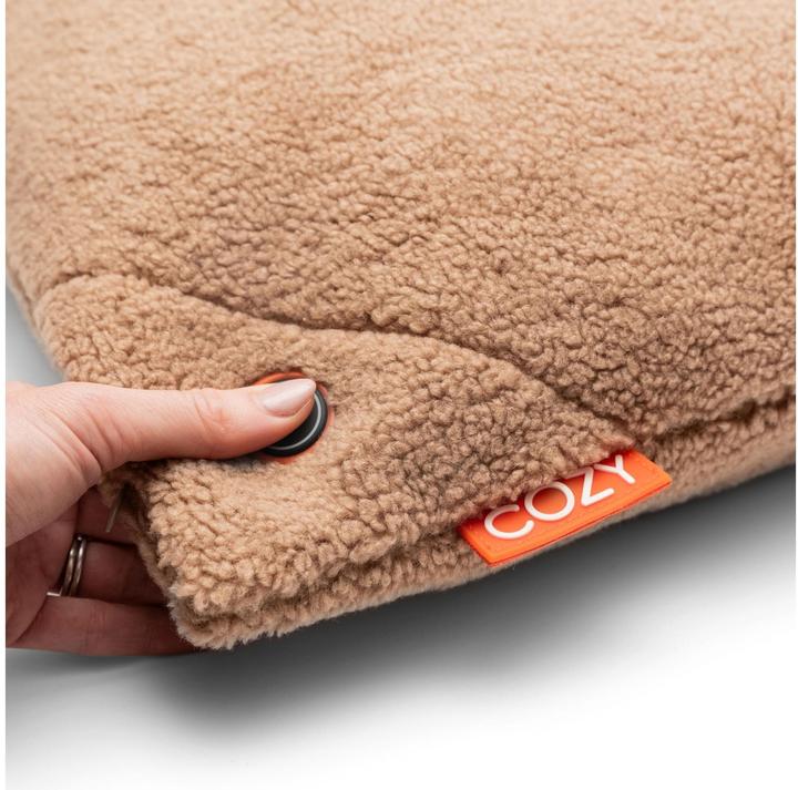 Produktbild Bodi-Tek Heizkissen Cozy Una Wooly Akkubetrieb, Choco (45 x 45 cm)