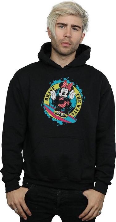 Actual product image Disney Mens Minnie Mouse Brave The Wave Hoodie (XL)
