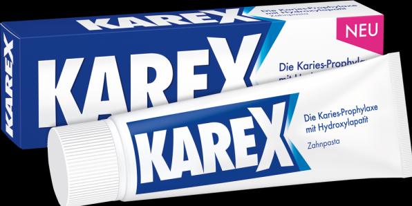 Produktbild Karex Zahnpasta für Erwachsene (75 ml) fluoridfrei