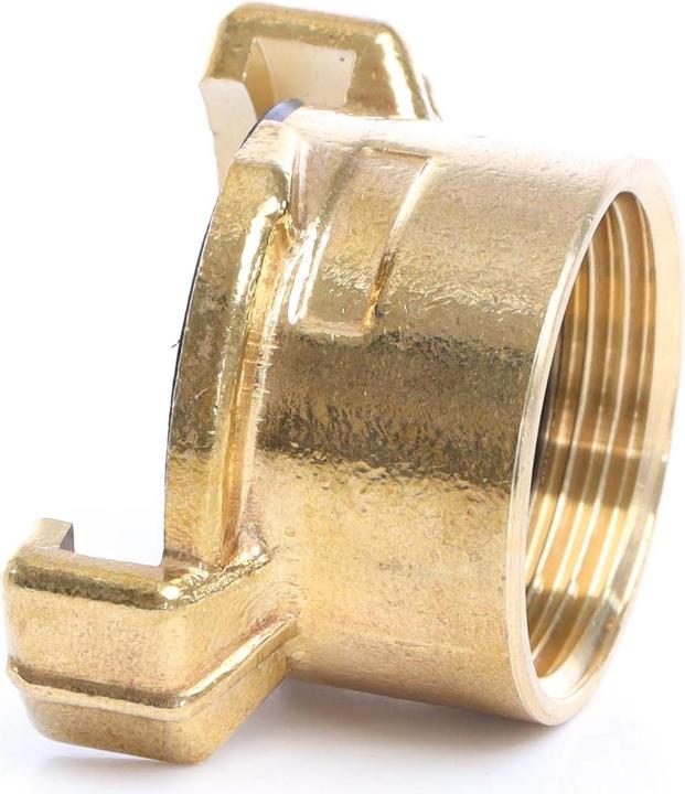 Actual product image Wiltec Brass Quick Coupling / Connector for water hose DN25 - 1" Internal Thread (Hose coupling, 25.40 mm)