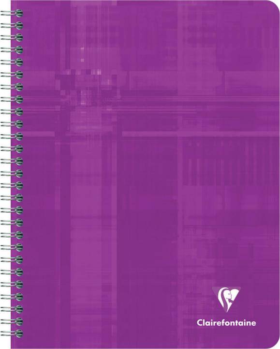 Image du produit Clairefontaine Cahier à spirales (17 x 22 cm, Quadrillé, Couverture souple)