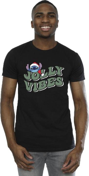 Immagine prodotto Disney Lilo & Stitch Jolly Chilling Vibes Maglietta Uomo (XL)
