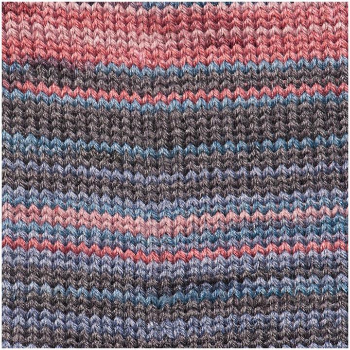 Actual product image Rico Design Wool Bamboo for socks 4-thread, 100 g, Petrol Berry (420 m)
