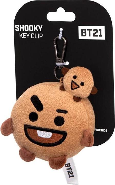 Actual product image Line Friends BT21 keychain - plush SHOOKY keychain