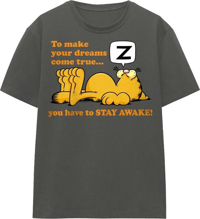 Immagine prodotto Garfield Stay Awake Maglietta Adulto Unisex (L)