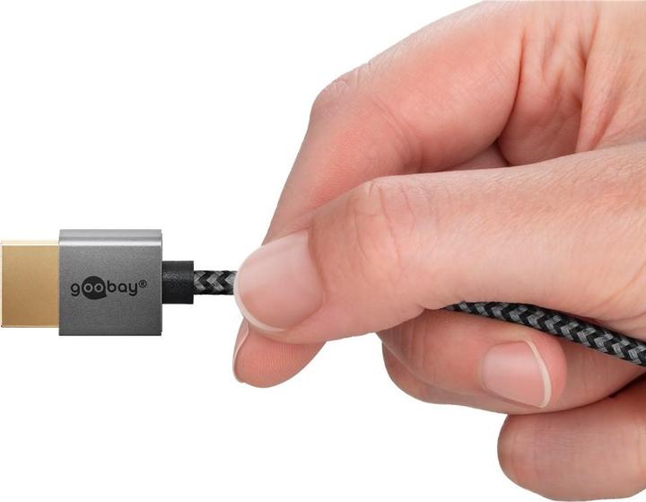 Produktbild Goobay Slim High-Speed-HDMI-Kabel mit Ethernet (3 m, HDMI)