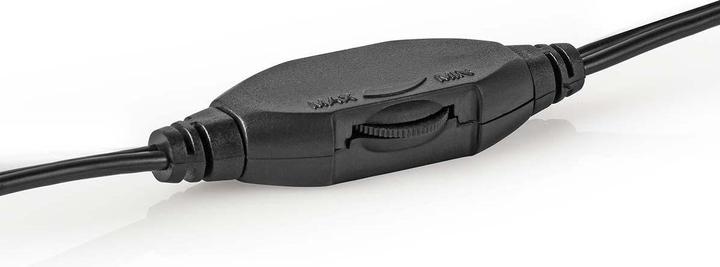Actual product image Nedis Over-Ear Headphones Wired | Cord length: 2.70 m | Volume control | Black / Silver (Cable)
