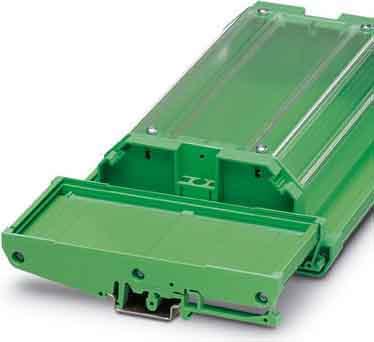 Produktbild Phoenix Contact Hutschienen-Gehäuse Seitenteil Polyamid UM122-SEFE/L 10 St. (Gehäuse)