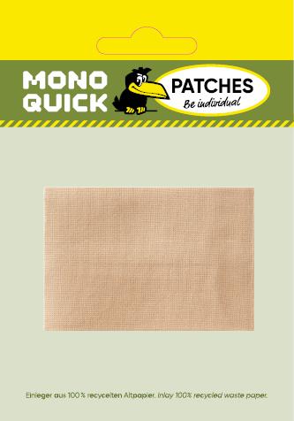 Image du produit Mono Quick Bügelflicken "kochfest & extra leicht" 10x20 cm (1 x)