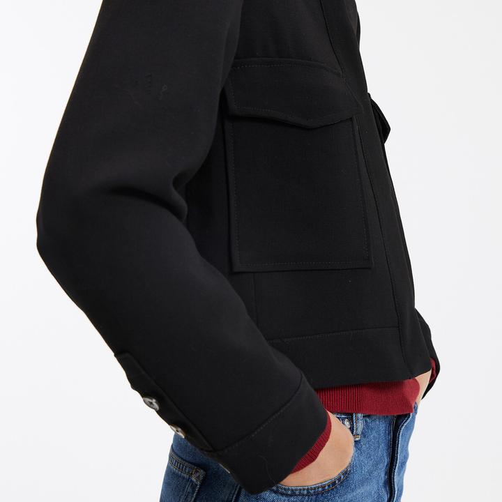 Produktbild La Redoute Collections Kurze Oversize-Jacke mit Knopfleiste (42)