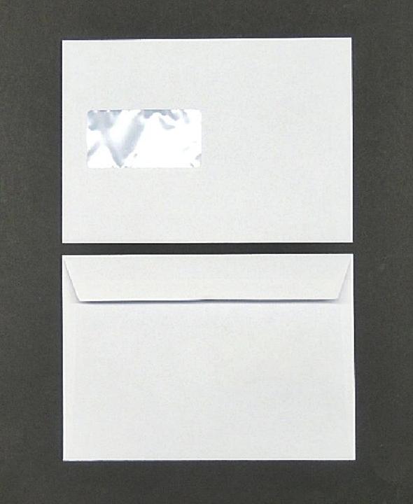 Actual product image Blanke Envelopes PlanoJet C5 100g/sqm adhesive window PU=500 pcs bright white (C5, 500 x)