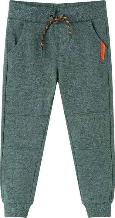 Actual product image VidaXL Children's tracksuit bottoms dark green 92,Material: 50 (92)