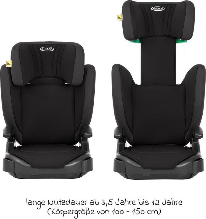 Actual product image Graco Junior Maxi (Child seat, ECE R129/i-Size Standard)