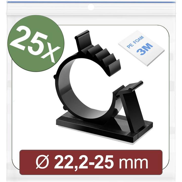 Quadrios 24CA454 Befestigungssockel selbstklebend 24CA454 Bündel-Ø-Bereich 22.2
