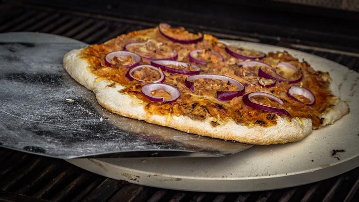 Produktbild Grillfürst Pizzablech Edelstahl 31 cm