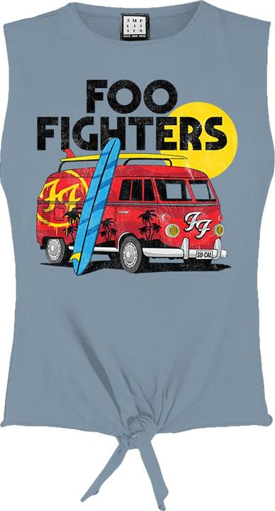 Immagine prodotto Amplified Camper Van Maglietta Corta Foo Fighters Senza Maniche Donna (S)