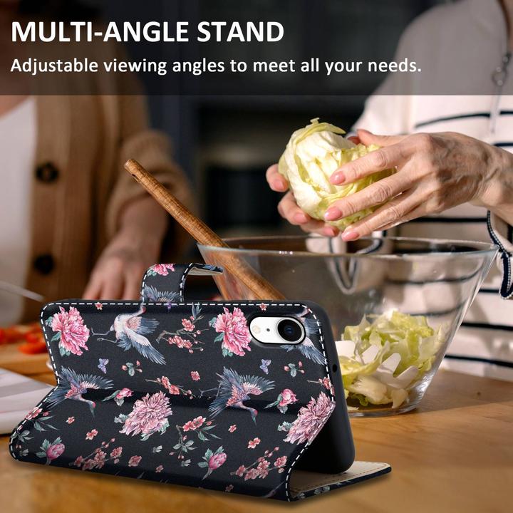 Produktbild Cadorabo Book Hülle mit Print (Apple iPhone XR)