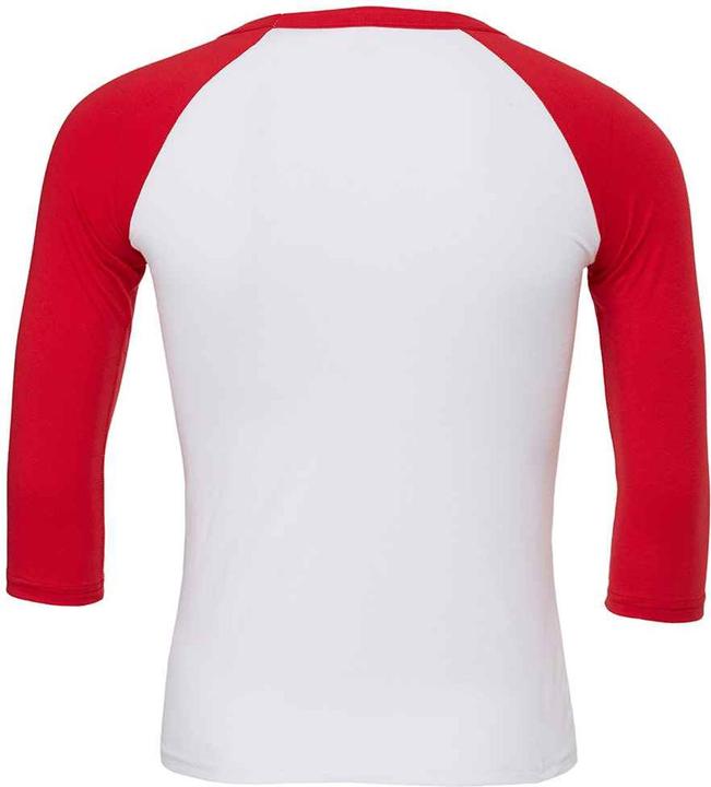 Immagine prodotto Bella Canvas Maglietta Baseball Manica a 3/4 Adulto Unisex (S)