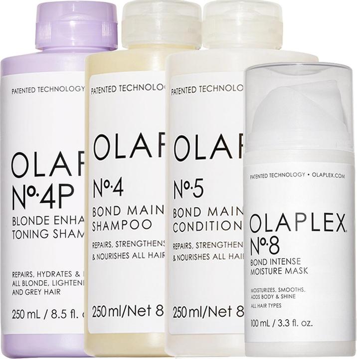 Olaplex Blond Intense Care Set No. 4P + No. 4 + No. 5 + No. 8 (Haarpflege set)