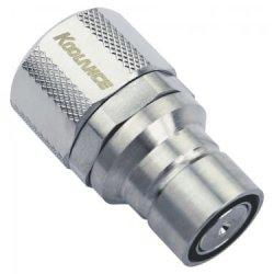 Koolance ANK QD3 Schnellverschluss gerade m??nnlich auf 13/10mm - silber