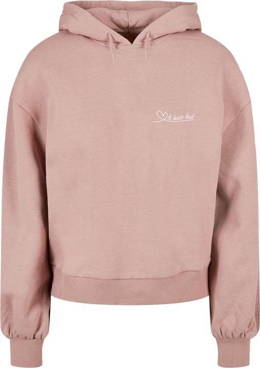 Actual product image Merchcode Ladies It Beats Loud Organic Oversized Hoody - 113399 (5XL)