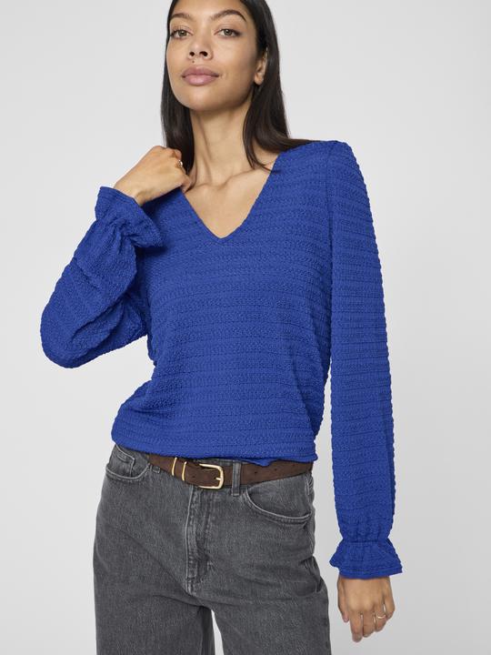 Actual product image Vila V-neck top with long sleeves (S)
