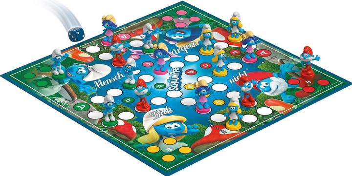 Immagine prodotto Schmidt Spiele Mensch ärgere Dich nicht, I Puffi (d) (Tedesco)