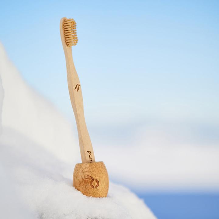 Actual product image Pandoo Bamboo toothbrush 4pcs (Medium, 4 x)
