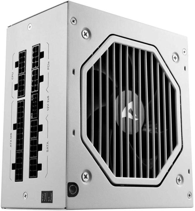 Sharkoon Rebel P20 850 White (white, 1x 12 pin high power connector, 4x PCIe, cable management, 850 watts) (850 W)