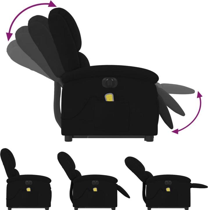 Image du produit VidaXL Fauteuil de massage releveur électrique Velours