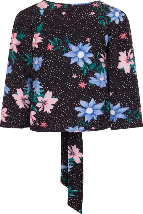Actual product image Girls On Film s Lio blouse with floral pattern at the front for tying (36 D)