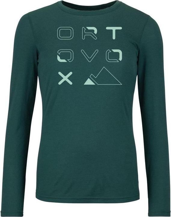 Produktbild Ortovox Women's 185 Merino Brand Outline L/S (XL)
