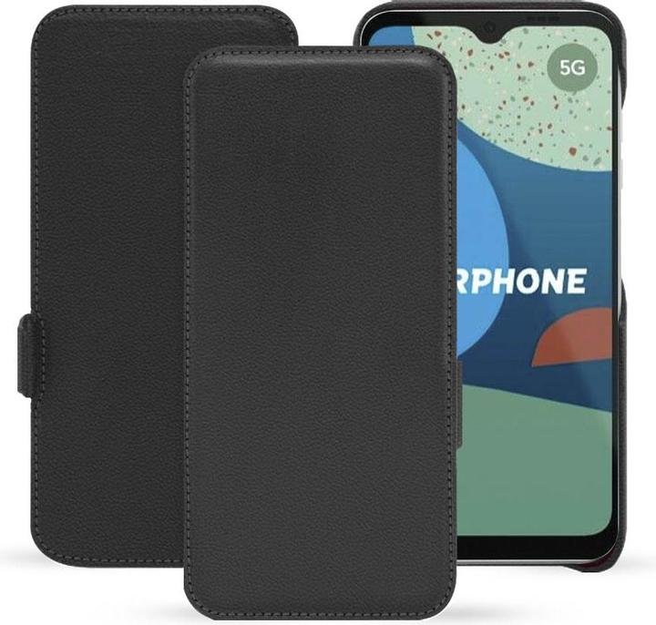 Actual product image Noreve Horizontal leather flap shell (Fairphone 4)