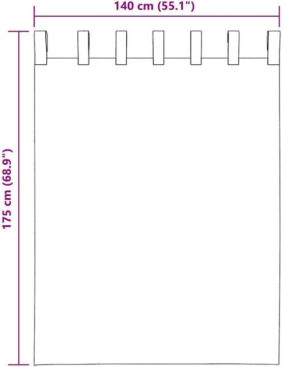 Immagine prodotto VidaXL Proskudiia (140 x 175 cm)