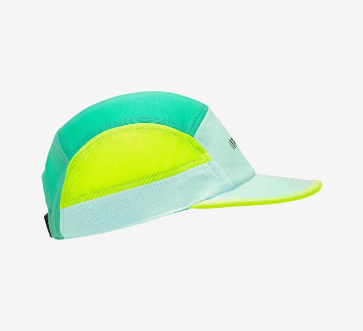 Produktbild Kiprun Lauf-Cap Schirmmütze Unisex 5 Panel - türkis/gelb