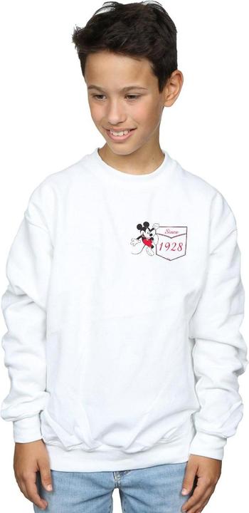 Immagine prodotto Disney Mickey Mouse Faux Pocket Since 1928 Felpa Ragazzi (128)