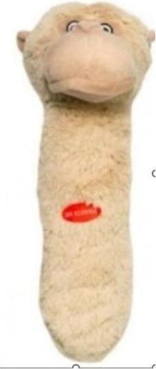 Actual product image Party Pets Monkey stick, dark colour, 28cm - (87512) (Plush toy dog)