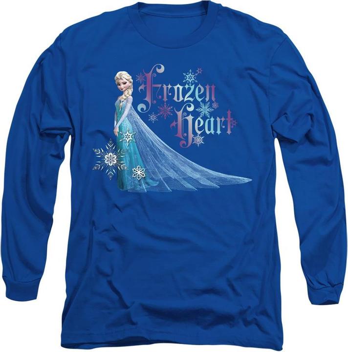 Actual product image Disney Frozen Unisex Adult Heart Elsa T-Shirt (L)