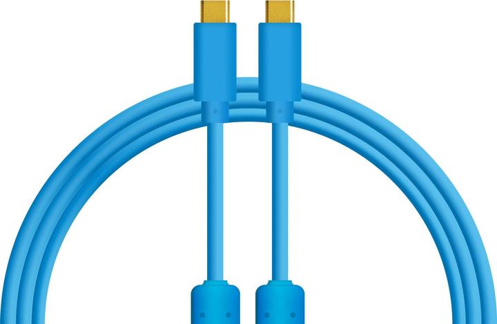 Actual product image DJTechTools Chroma Cables USB-C to C Blue (1 m)