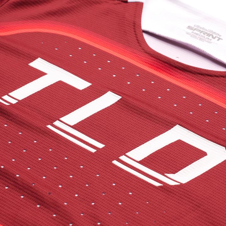 Actual product image Troy Lee Designs Sprint Jersey, Reverb, race red, XL (XL)