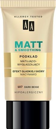 Produktbild Oceanic AA Make Up Matt Foundation podkład matująco wygładzający 107 Dark Beige 30ml (107 Dark Beige)