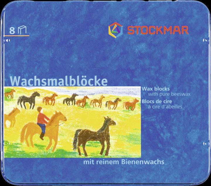 Stockmar Blocco di cera da colorare (Ordinati, Multicolore, 8 x)