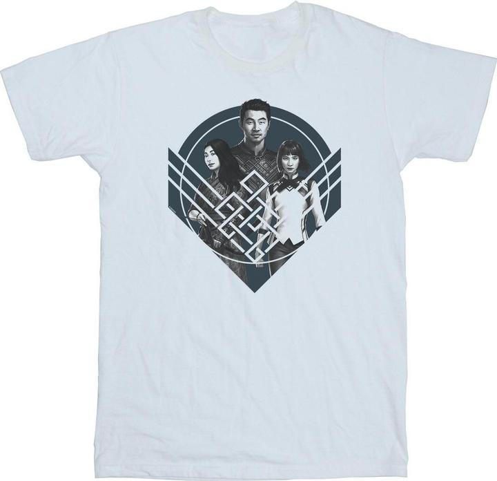 Produktbild ShangChi And The Legend Of The Ten Rings Group Pose Crest TShirt (XL)