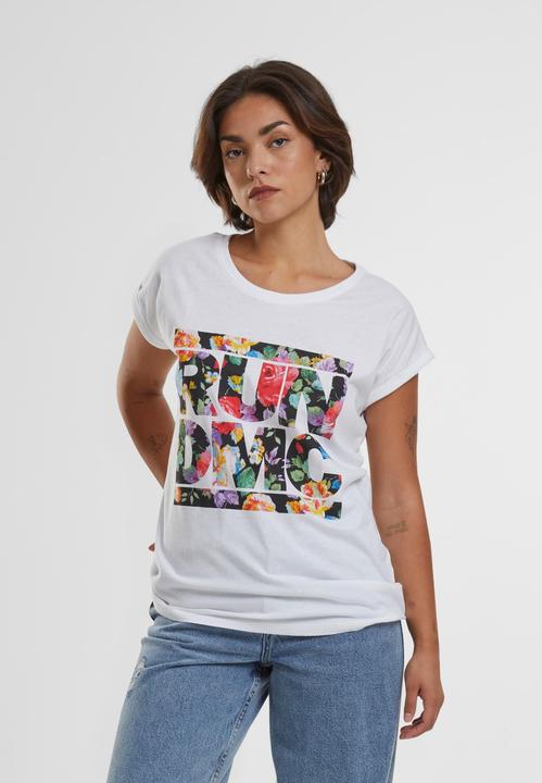 Actual product image Merchcode Ladies RUN DMC Floral Tee (XS)