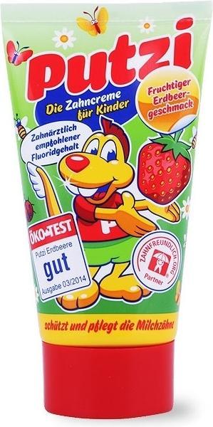 Putzi Zahnpasta für Kinder, Erdbeere, 50 ml (50 ml)