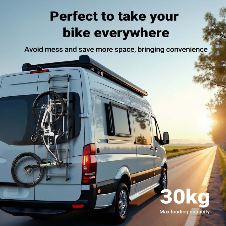 Immagine prodotto Wiltec Fahrradhalter Wohnmobilleiter 2 Räder Fahrradträger Wohnmobil Wohnwagen
