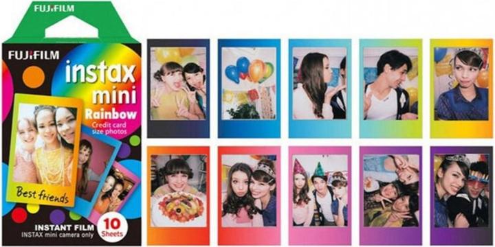 Actual product image Fujifilm Instax Color Mini Rainbow (Instax Mini)