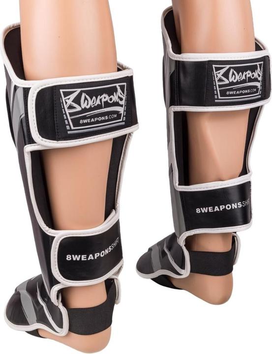 Actual product image 8Weapons Shin Guards, Shift, black-white, XL (XL)