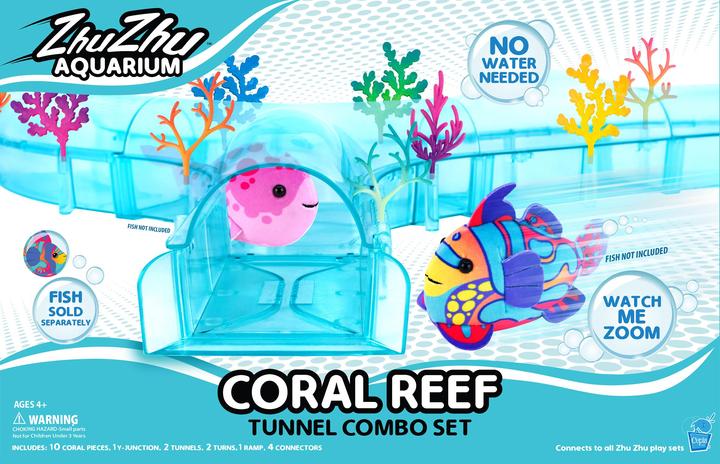Actual product image Zhu Zhu Pets Zhu Zhu Aquarium Koralrev Tunnel Kombisaet