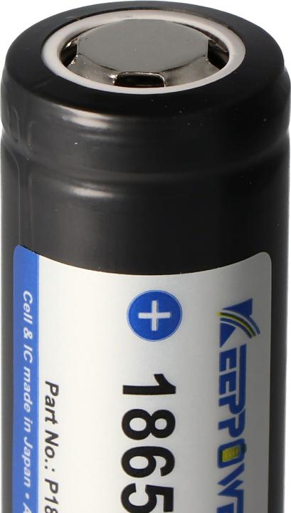 Immagine prodotto Keeppower Batteria 18650 protetta (Flat Top) (1 pz., 18650, 3400 mAh)
